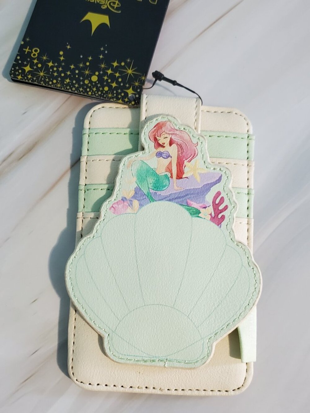 NWT Loungefly x Disney Little Mermaid Ariel Snap Cardholder